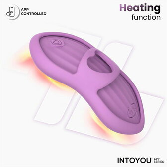 IY - Laia - Verwarmde Vingervibrator - Met App Control - Lila