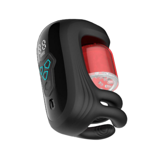 IY - Torky - Compressing Rotating Masturbator with App Control - Zwart