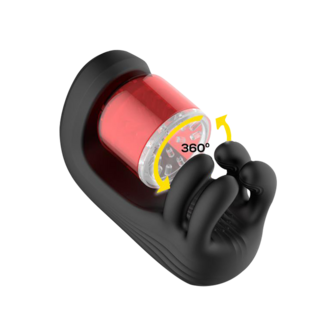 IY - Torky - Compressing Rotating Masturbator with App Control - Zwart