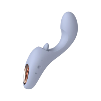 IY - Licky - Likkende Tong Vibrator - Met App Control - Lichtblauw