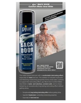 Pjur Back Door Comfort Anaal Glijmiddel op waterbasis - 30 ml
