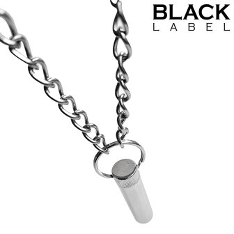 Black Label - Aroma Inhaler - RVS - Met Ketting