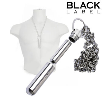 Black Label - Aroma Inhaler - RVS - Met Ketting