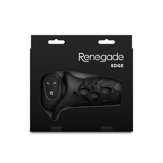 Renegade - Edge - Vibrerende Penis Sleeve met Afstandsbediening - Zwart