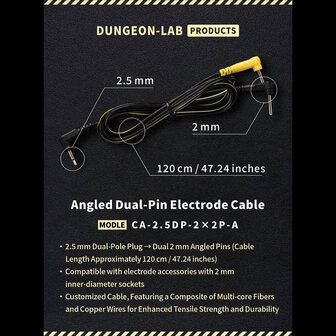 Dungeon Lab - Haakse kabel