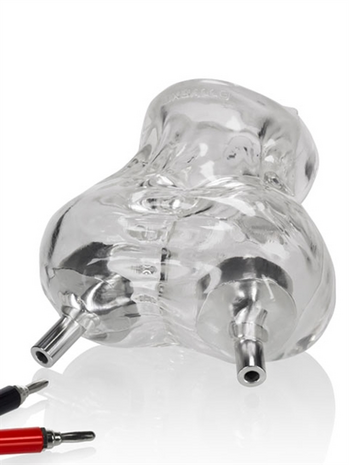 Oxballs Nutter Electro Ball Sling Clear