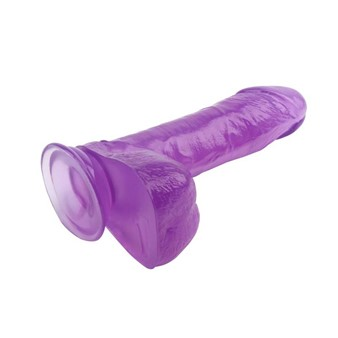 Chisa Toys dildo 19,5cm zuigvoet paars