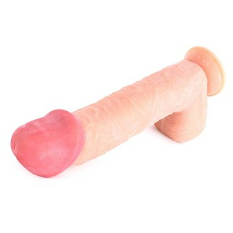 Kiotos COX dildo 004 met zuigvoet huidskleur