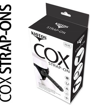 Kiotos Cox Strap-on Deluxe met Dildo 010 23cm zwart