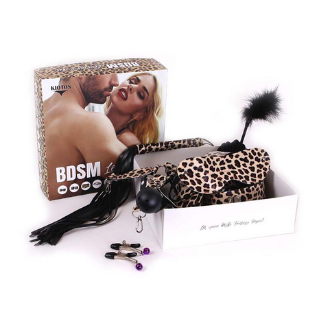 Kiotos Leather Bondage Set BDSM fantasie kit Leopard