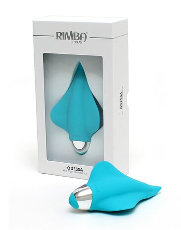 Rimba Toys ODESSA Vulva en Clitoris Vibrator - turquoise - EROTIK-SJOP.COM