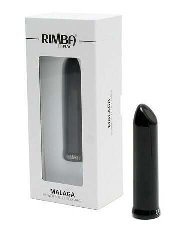 Rimba Toys MALAGA Bullet Vibrator | krachtige zwarte mini vibrator - EROTIK-SJOP.COM