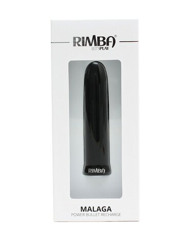 Rimba Toys MALAGA Bullet Vibrator | krachtige zwarte mini vibrator - EROTIK-SJOP.COM