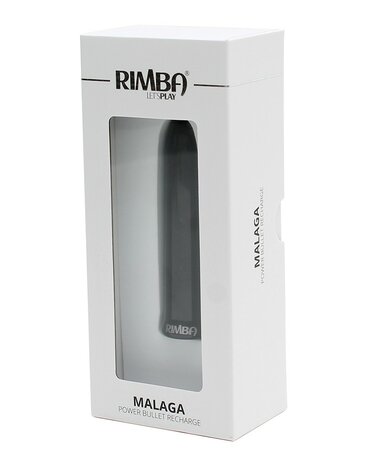 Rimba Toys MALAGA Bullet Vibrator | krachtige zwarte mini vibrator - EROTIK-SJOP.COM