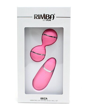 Rimba IBIZA Vibrator Set | clitoris vibrator en vibrerend eitje met remote control - roze - EROTIK-SJOP.COM