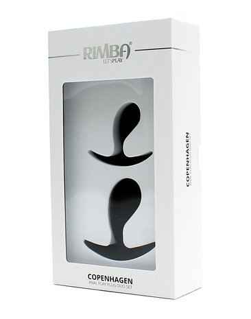 Rimba COPENHAGEN Anaal plugs | set van 2 buttplugs - zwart - EROTIK-SJOP.COM