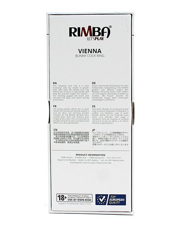 Rimba VIENNA vibrerende cockring met clitoris stimulatie - roze - EROTIK-SJOP.COM