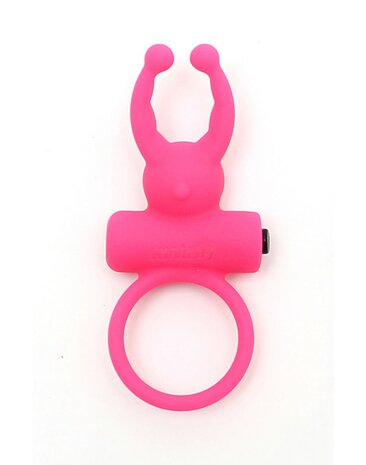 Rimba ROME vibrerende cockring met clitoris stimulatie - roze - EROTIK-SJOP.COM