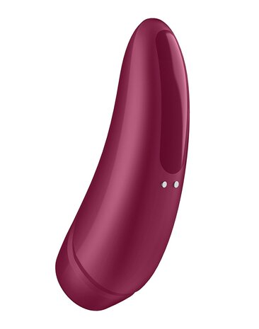 Satisfyer Curvy 1+ Rose Red App Connect Clitoris Vibrator - EROTIK-SJOP.COM