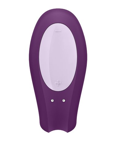 Satisfyer Double Joy Met app en Bluetooth Partner Vibrator - paars - EROTIK-SJOP.COM