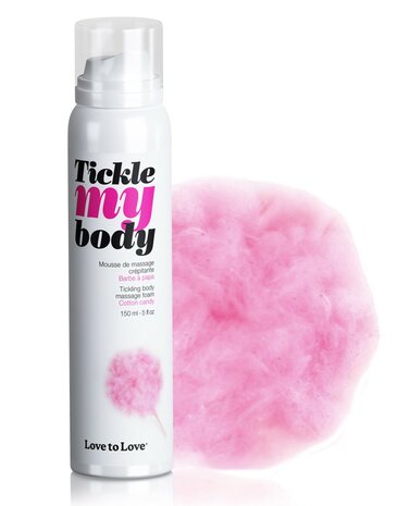 Tickle my body Massagemousse - Cotton Candy
