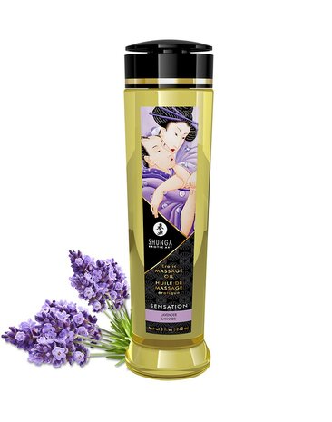 Shunga - Massageolie Sensation Lavender - 240 ml