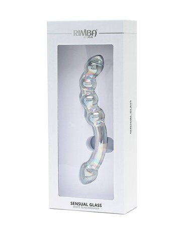 Rimba - Sensual Glass - Glazen Dildo Xena - Transparant