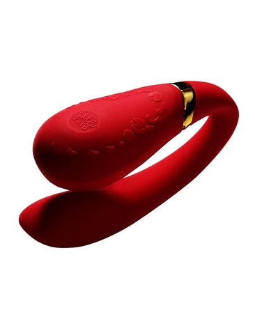 ZALO Fanfan partner vibrator set met remote en app control - rood