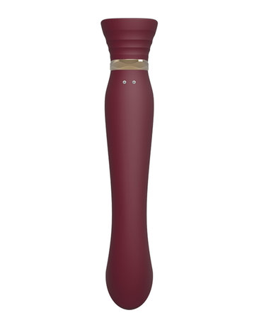 ZALO Queen PulseWave vibrator - wijnrood