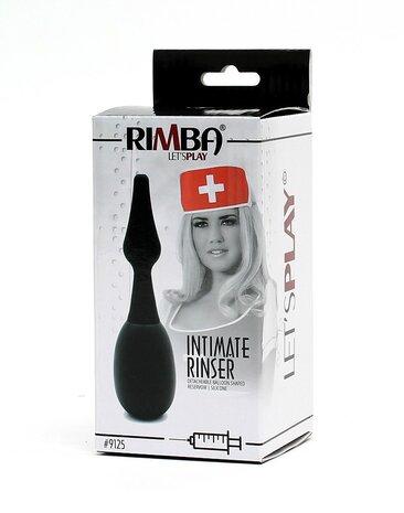 Rimba - Mini Anaal Douche Met Afschroefbaar Ballon Reservoir - Intimate Rinser - Siliconen