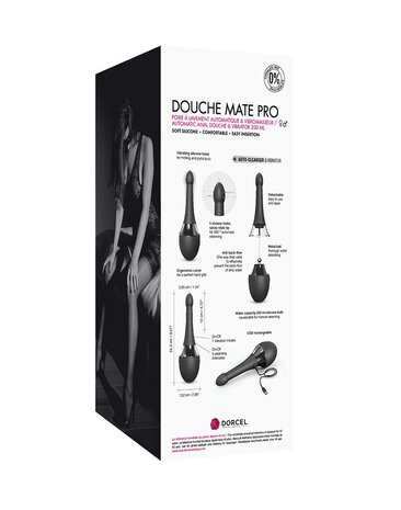 Dorcel - Douche Mate Pro Anale Douche En Vibrator - Zwart