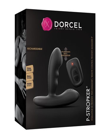 Dorcel - P-Stroker - Prostaat Vibrator Met Afstandsbediening - Zwart