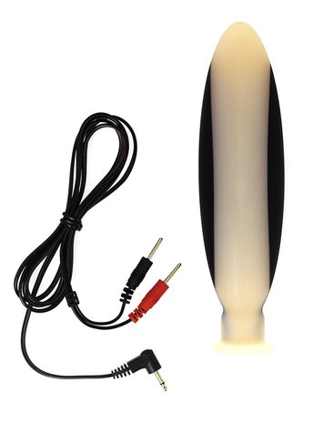 Rimba Electro Sex Siliconen Dildo Plug Groot bi-polair 155 mm