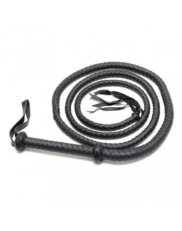 Rimba - Zweep - Arabische Bullwhip - 250 cm - Zwart