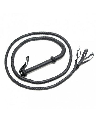 Rimba - Zweep - Arabische Bullwhip - 250 cm - Zwart