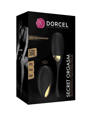 Dorcel - Secret Orgasm - Vibrerend Eitje - Met Afstandsbediening - Zwart