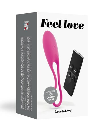 Love to Love - Vibrerend Ei Met remote Control Feel The Love