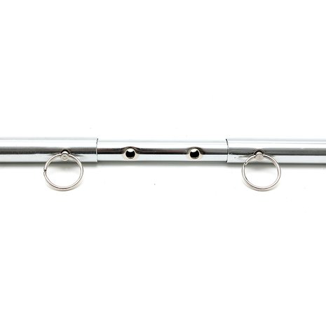 BDSM Spreader bar / spreidstang met boeien - verstelbaar 55-85 cm