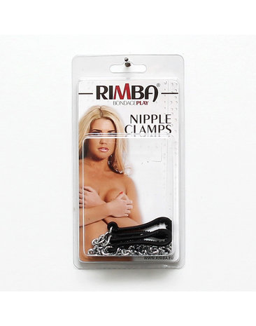 Rimba - Tepelklemmen - Plastic Getand - Met dubbele Ketting