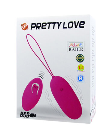 Pretty Love - Berger - Oplaadbaar Vibrerend Eitje Met Afstandsbediening