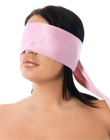 Rimba - Blinddoek - Ook Voor Bondage - Roze - Nylon - Lengte 150 cm - Breedte 10 cm