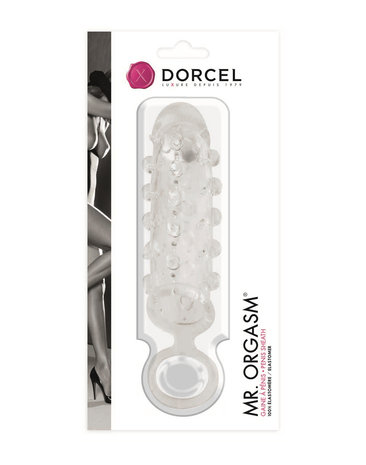 Dorcel - Mr. Orgasm Elastische Penis Sleeve Met Noppen - Transparant