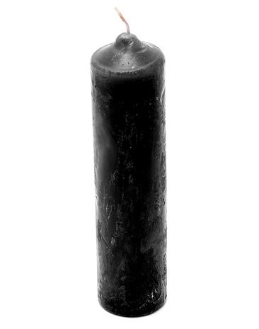 BDSM Hot Wax Kaars Groot - zwart