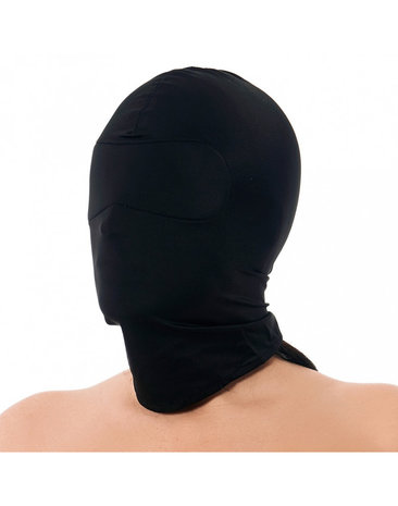 Rimba - SM Hoofdmasker - Hood uit elastische stof compleet Gesloten maar adembaar