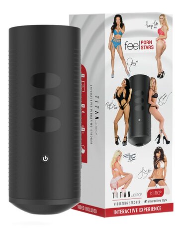 Kiiroo Titan Experience Interactieve Masturbator - zwart