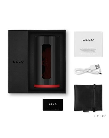 LELO F1S V2 Interactieve masturbator met App Control - rood