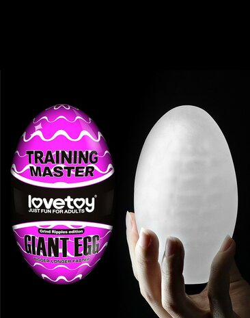 Lovetoy Giant Egg Masturbator Ei - paars