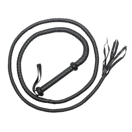 Rimba - Zweep - Arabische Bullwhip - 250 cm - Zwart