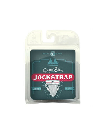 BIKE Jockstrap heren string - tailleband 3 inch - wit