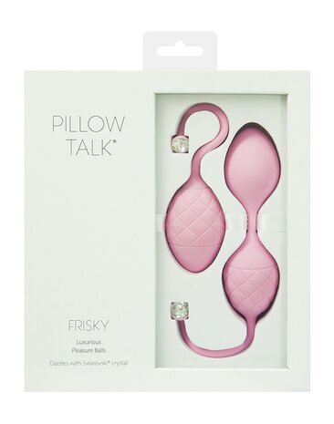 Pillow Talk Frisky Vaginale Balletjes - Lichtroze